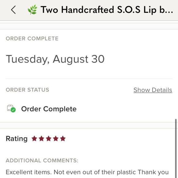 🥥Two S.O.S Lip Butter Sticks Coconut - Picture 7 of 8